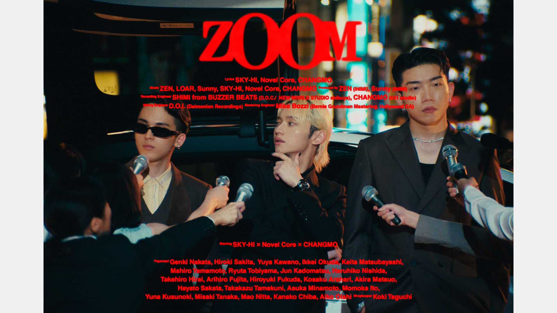 SKY-HI × Novel Core × CHANGMO「ZOOM」